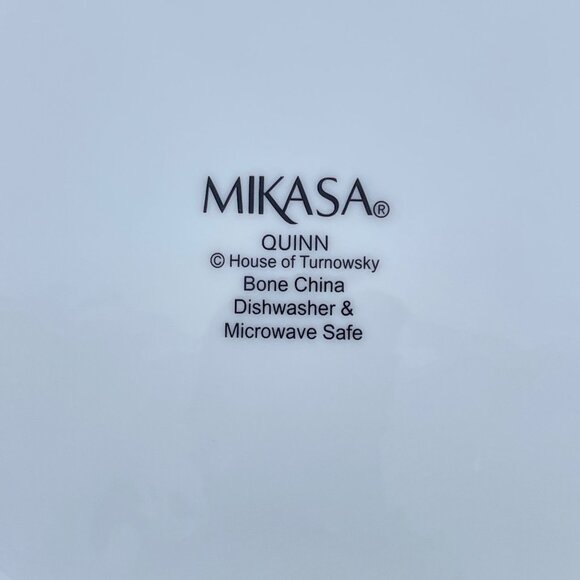 mikasa quinn house of turnowsky salad plates floral design 9 3/16" - Picture 8 of 8